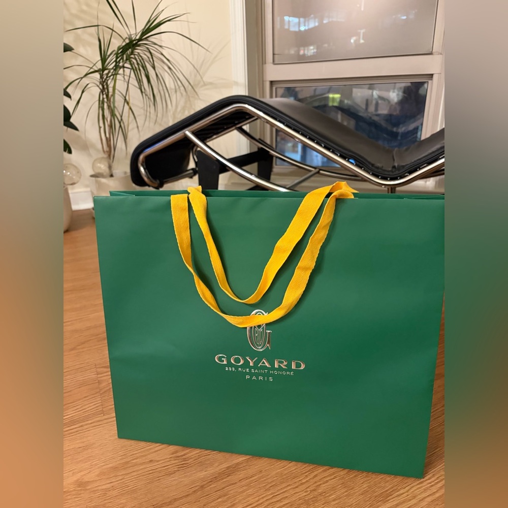 Goyard Green Shopping Bag